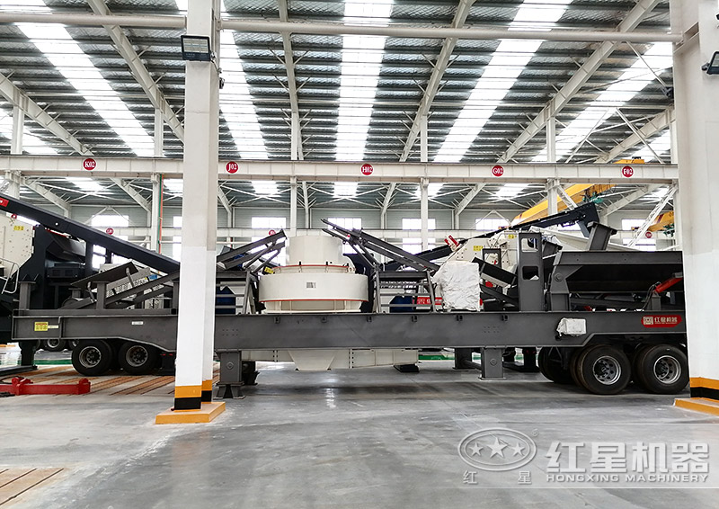 車載移動制砂機(jī)，需要搭配半掛車頭